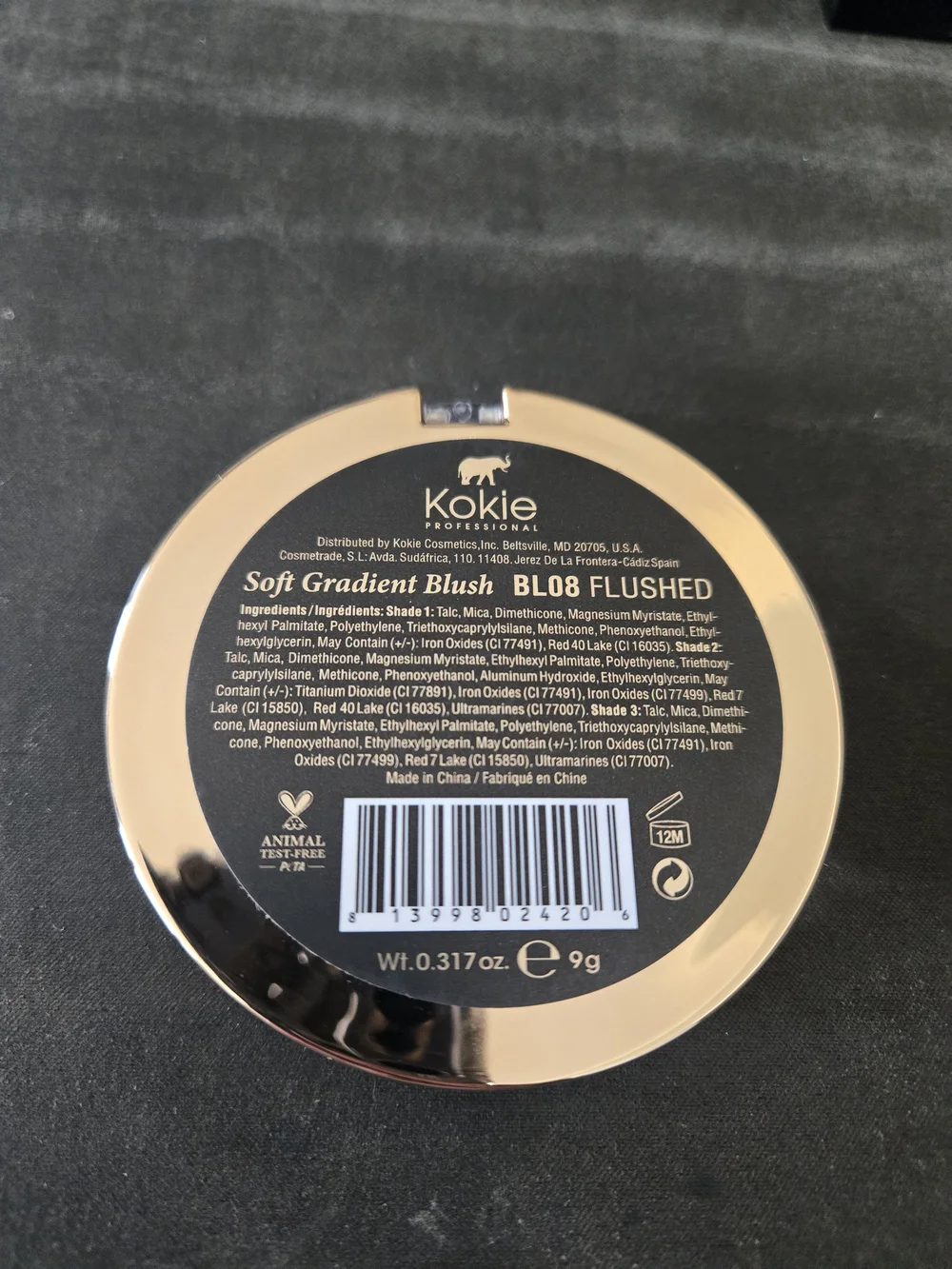 Kokie Soft Gradient Blush